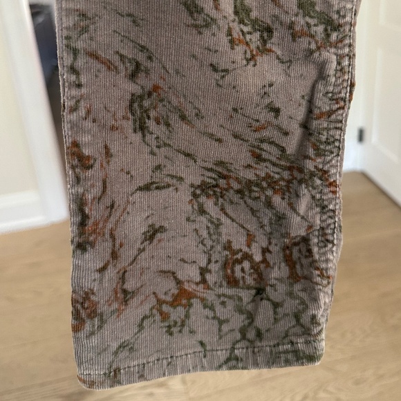 ISABEL MARANT ETOILE Grey Cords w/ Rust and Forest Green Pattern - Size 3 (US 8) - Picture 6 of 15